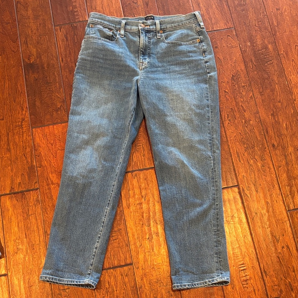 J. Crew Relaxed Boyfriend Blue Jeans